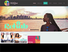 Tablet Screenshot of iamafrique.com